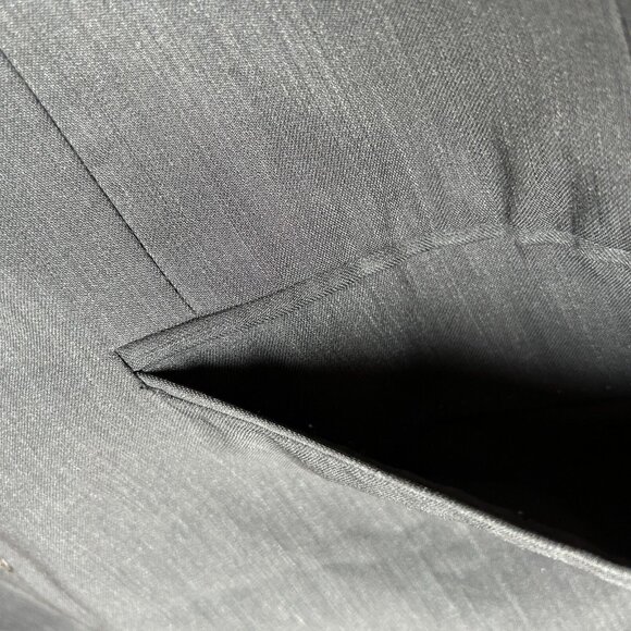 Ted Baker Endurance Mens Two-Button Wool Blazer Jacket Size 40R Gray Long Sleeve - Picture 9 of 13